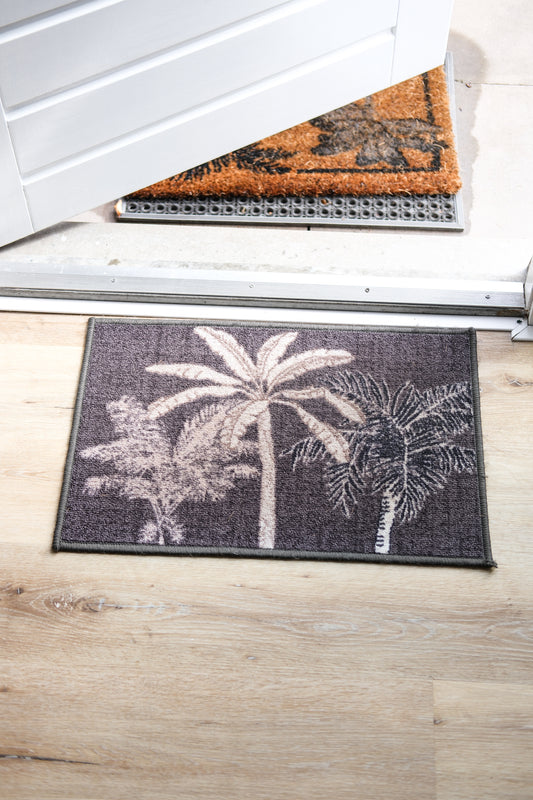Deurmat Cocoty -Palmboom-binnen mat-maat 40x60 cm