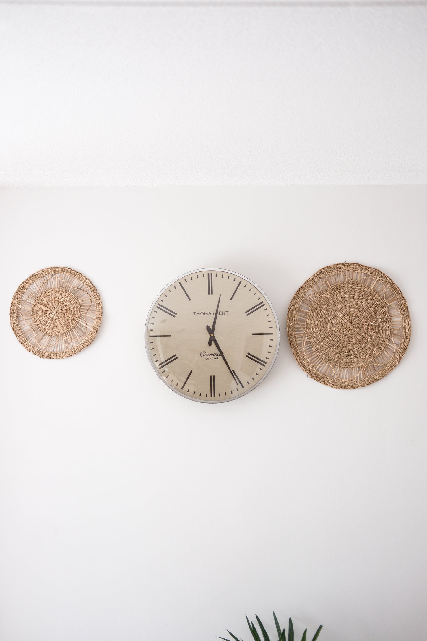 Thomas Kent Wandklok Greenwich – 40 cm – Goud/Zilver – Luxe Stalen Designklok