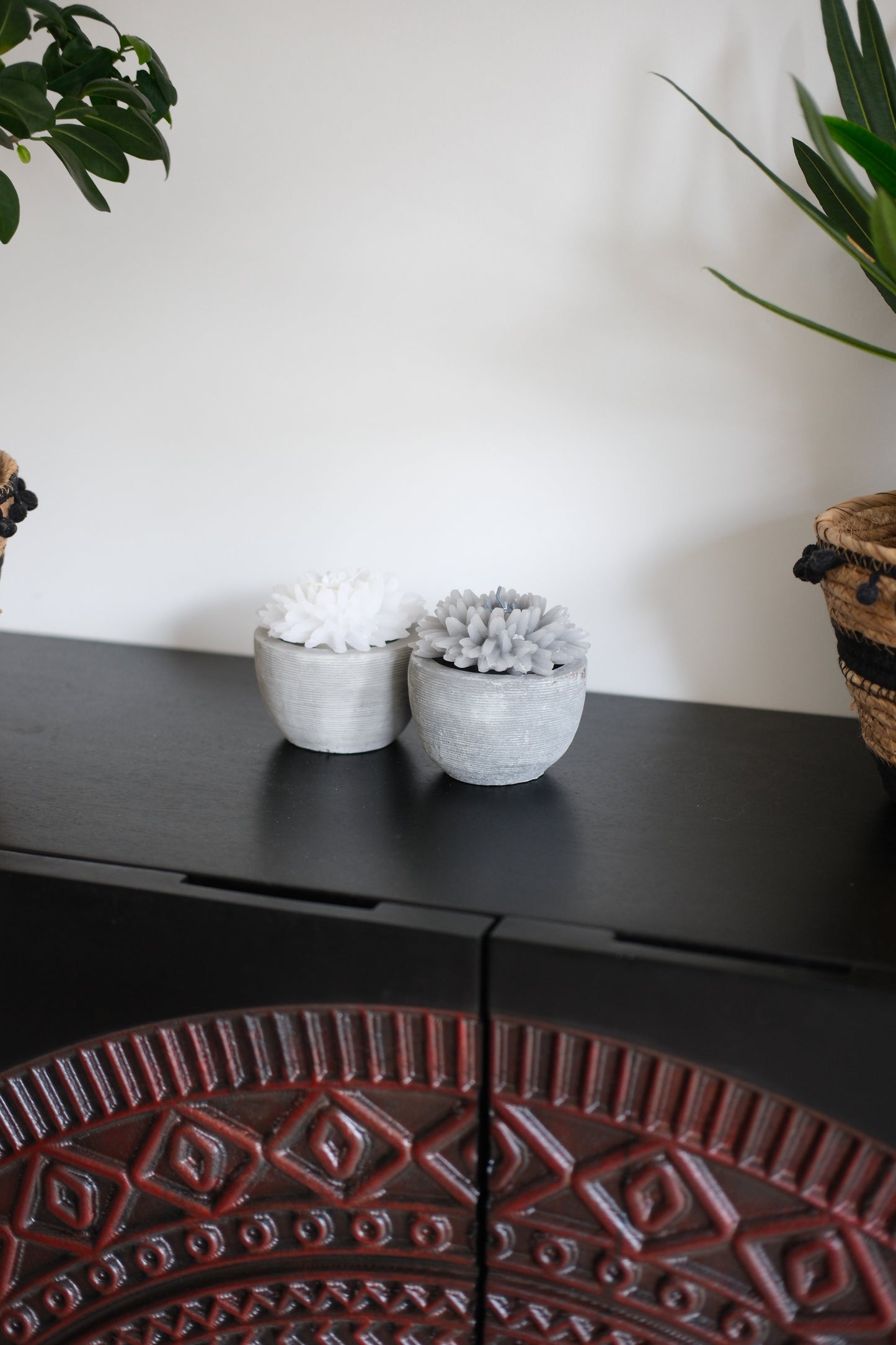 Fantasie Kaars Flower - Decoratieve kaars met bloemenmotief