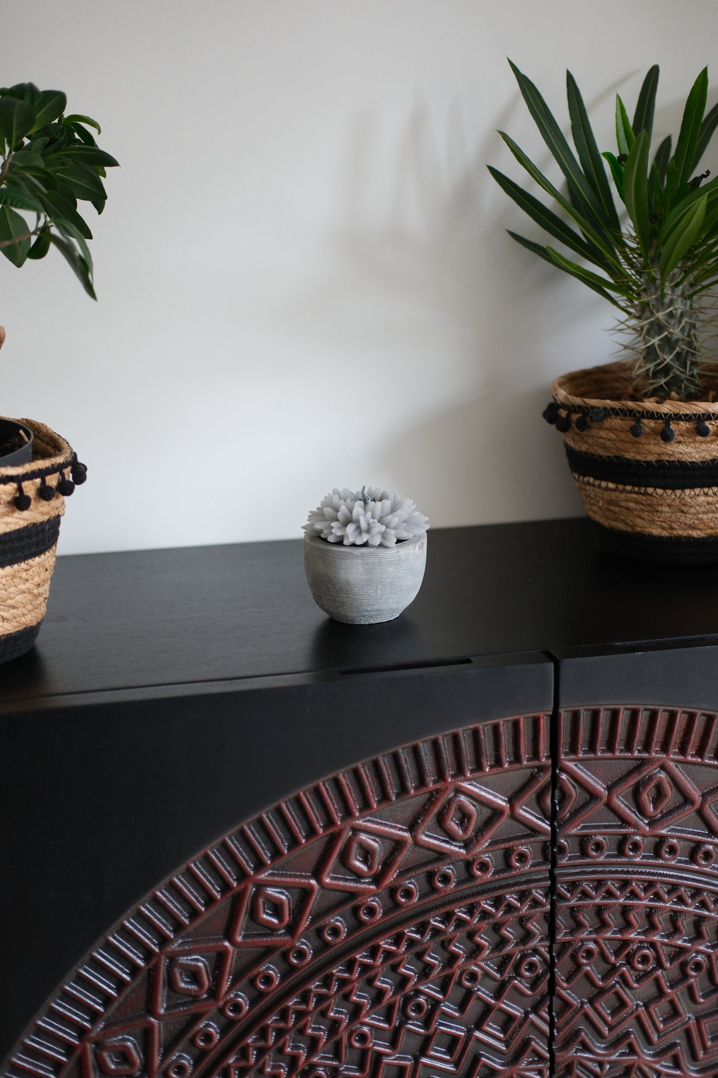 Fantasie Kaars Flower - Decoratieve kaars met bloemenmotief