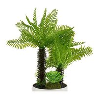Decoratieve kunstplant Tropisch Palmboom (H 33 x 18 cm)