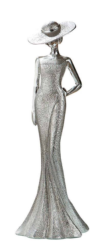 2 Decoratie Beelden -Figuren Gracieuze " Lady „Diva "/Set van 2