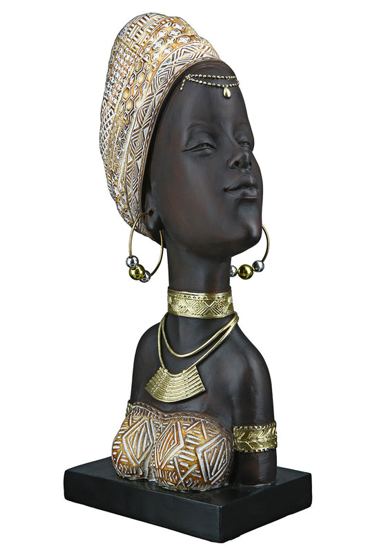 Figuur Zola - Afrikaanse vrouw Decoratie Beeld - Stijlvolle sculptuur