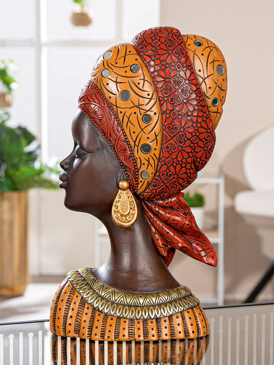 Figuur Nosta - Afrikaanse vrouw decoratie beeld