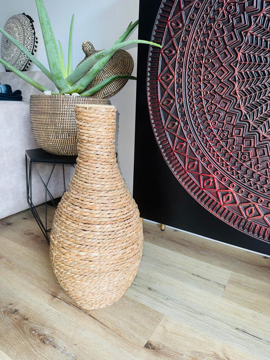Boho Vaas 60 cm, handgemaakt