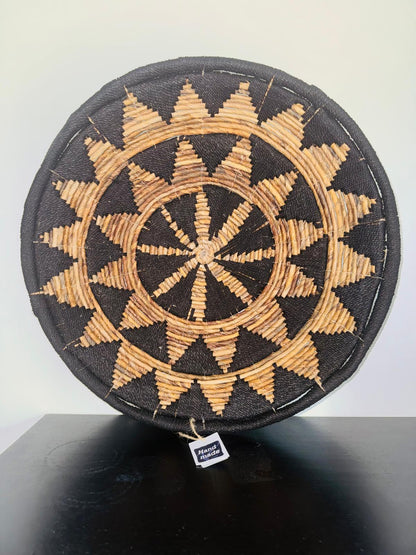 Wanddecoratie Grote Boho wandmand/schaal- handgemaakt
