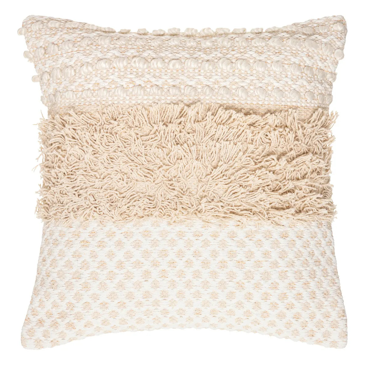 Sierkussen – 40x40 cm – Katoen – Beige – Decoratief kussen – Comfortabel & stijlvol –