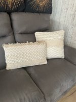 Sierkussen – 40x40 cm – Katoen – Beige – Decoratief kussen – Comfortabel & stijlvol –
