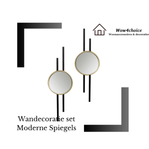 Wandecoratie set Moderne Spiegels